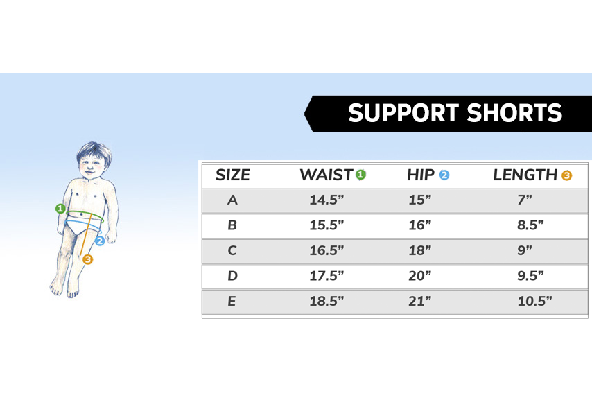 Sizing Information Hip Helpers